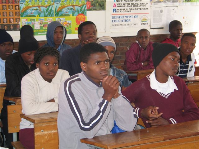 Learners at one of the sessions